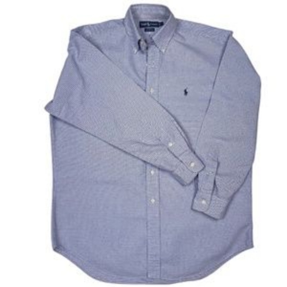 Polo Ralph Lauren Chambray Bottom Down Shirt - Light Blue